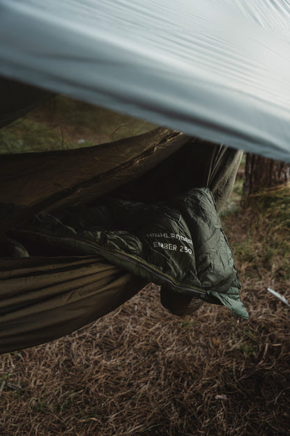 Sleeping bag Highlander Phoenix Ember 250/-3°C Olive Green Left (SB243-OG)