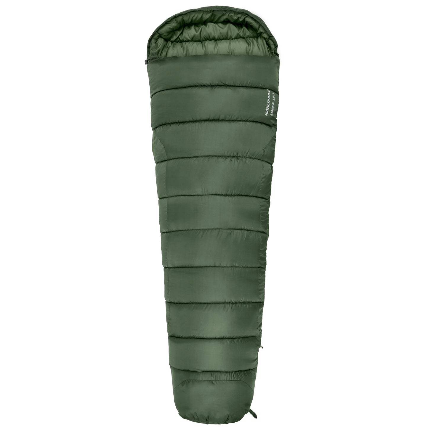 Sleeping bag Highlander Phoenix Ember 250/-3°C Olive Green Left (SB243-OG)