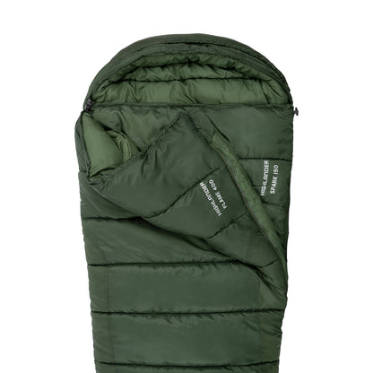 Sleeping bag Highlander Phoenix Spark 150/+4°C Olive Green Left (SB242-OG)