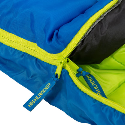 Sleeping bag Highlander Serenity 350 Envelope/-7°C Blue Left (SB238-BL)