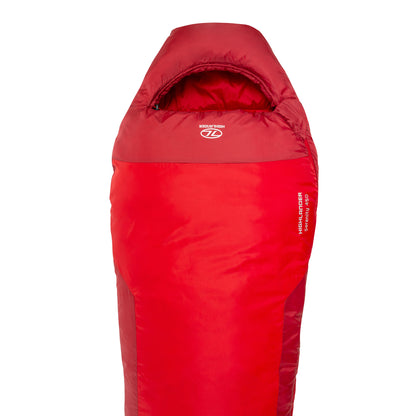 Sleeping bag Highlander Serenity 450/-10°C Red Left (SB187-RD)