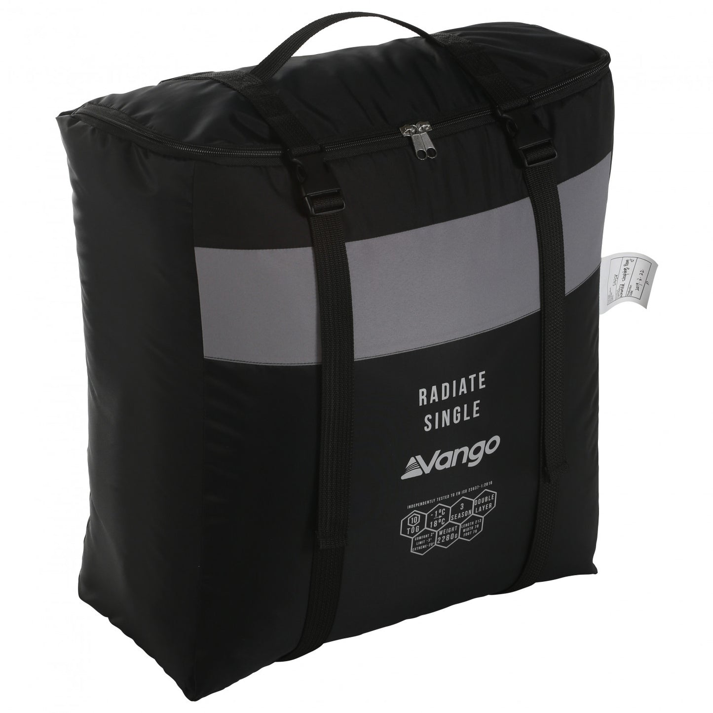 Sleeping bag with heating Vango Radiate Single/-3°C Black Left (SBQRADIATB05TJ8)
