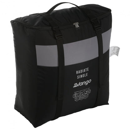 Sleeping bag with heating Vango Radiate Single/-3°C Black Left (SBQRADIATB05TJ8)