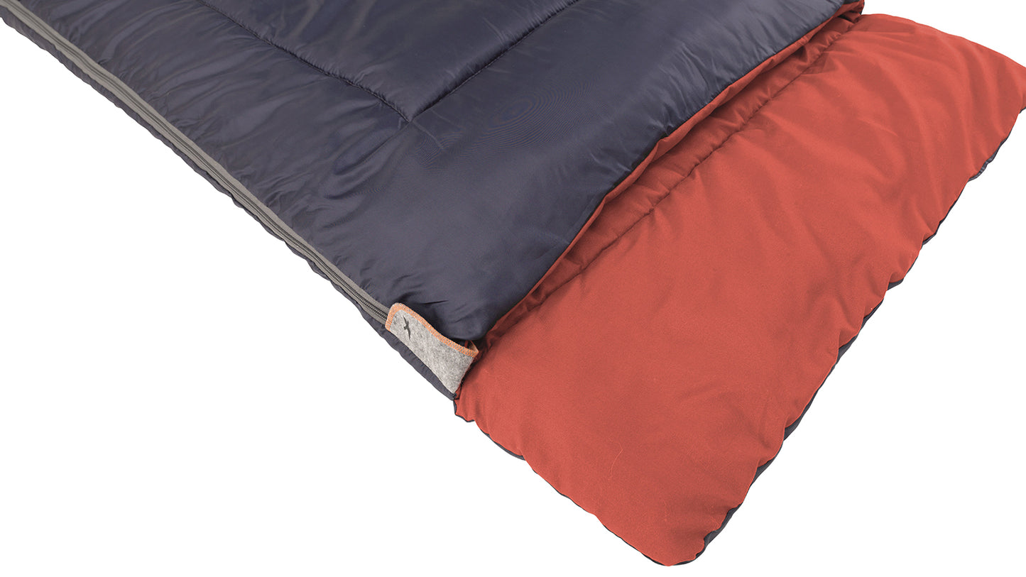 Sleeping bag Easy Camp Astro M/+5°C Blue Left (240145)