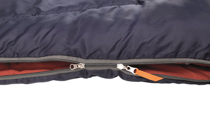 Sleeping bag Easy Camp Astro M/+5°C Blue Left (240145)