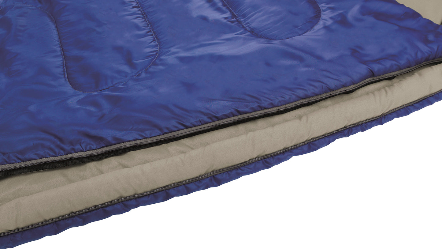 Sleeping bag Easy Camp Cosmos/+8°C Blue Left (240149)
