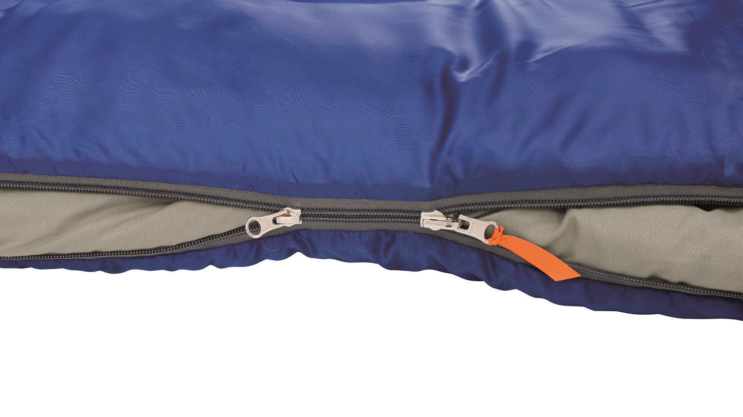 Sleeping bag Easy Camp Cosmos/+8°C Blue Left (240149)