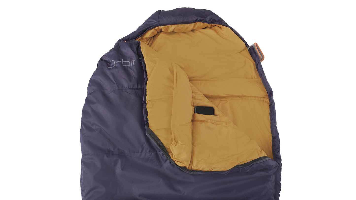 Sleeping bag Easy Camp Orbit 300/-4°C Blue Left (240160)