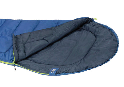 Sleeping bag High Peak Action 250/+5°C Blue/Dark Blue Left (20086)