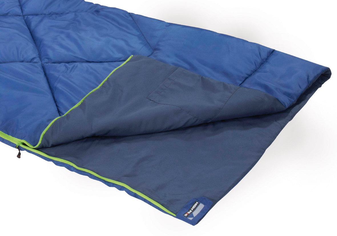 Sleeping bag High Peak Ceduna/+14°C Blue/Dark Blue Left (20030)