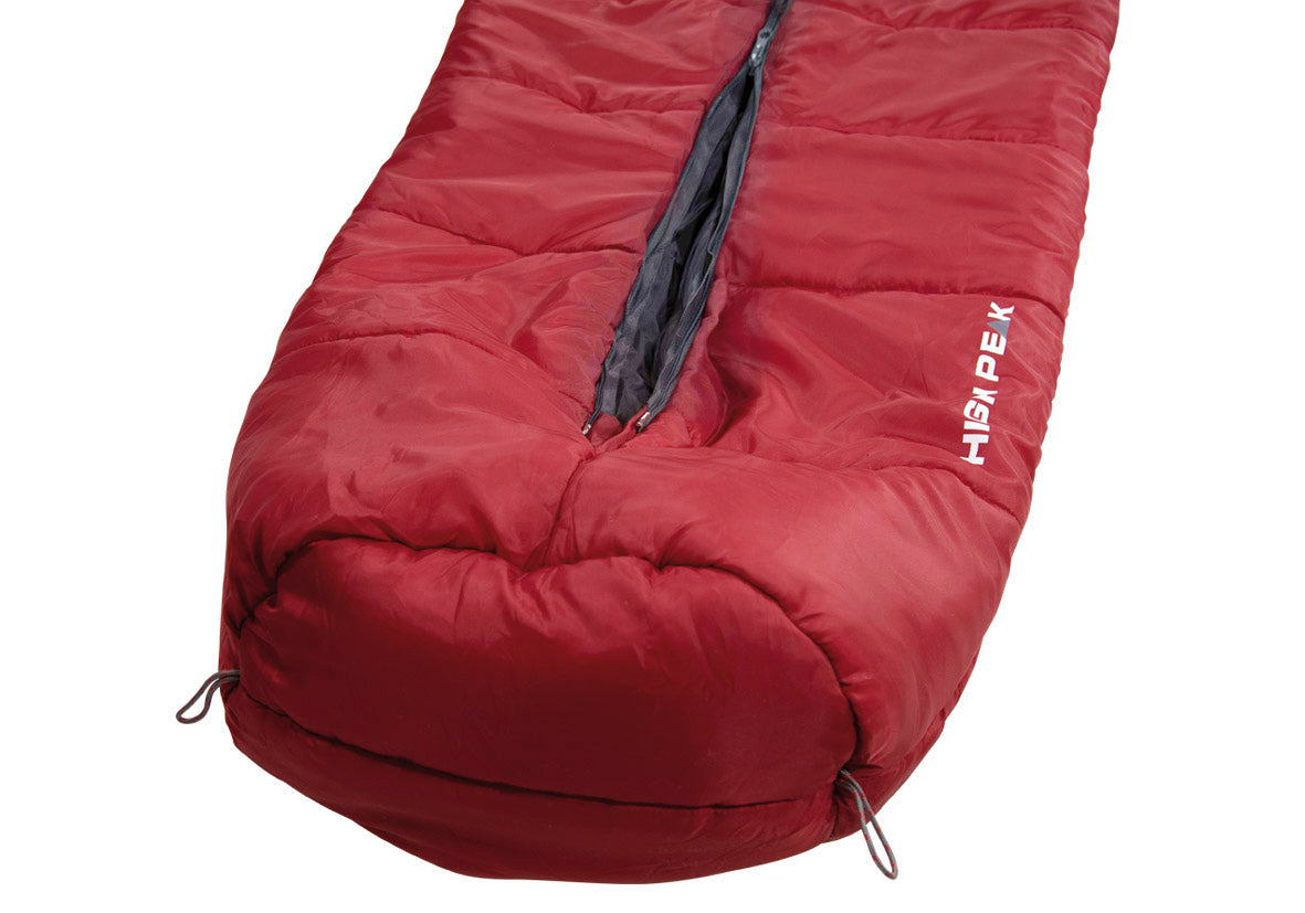 Sleeping bag High Peak Century 300/+2°C Dark Red/Grey Center (23227)