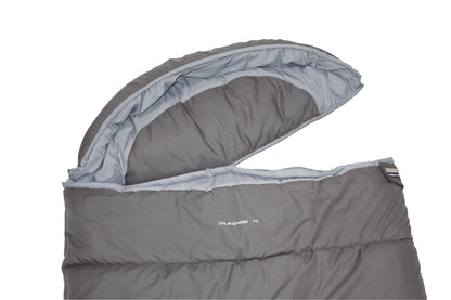 Sleeping bag High Peak Dundee 4/+4°C Grey/Light Gray Left (21238)