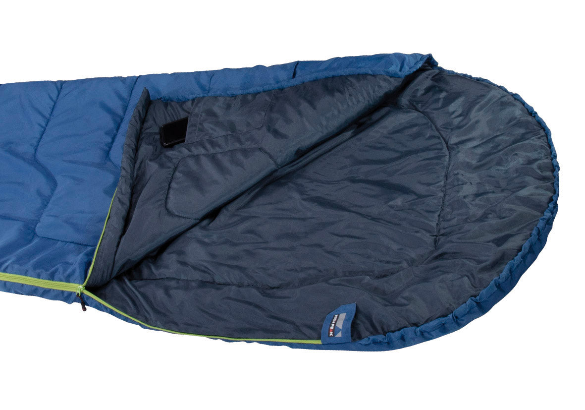 Sleeping bag High Peak Easy Travel/+12°C Blue/Dark Blue Left (20090)