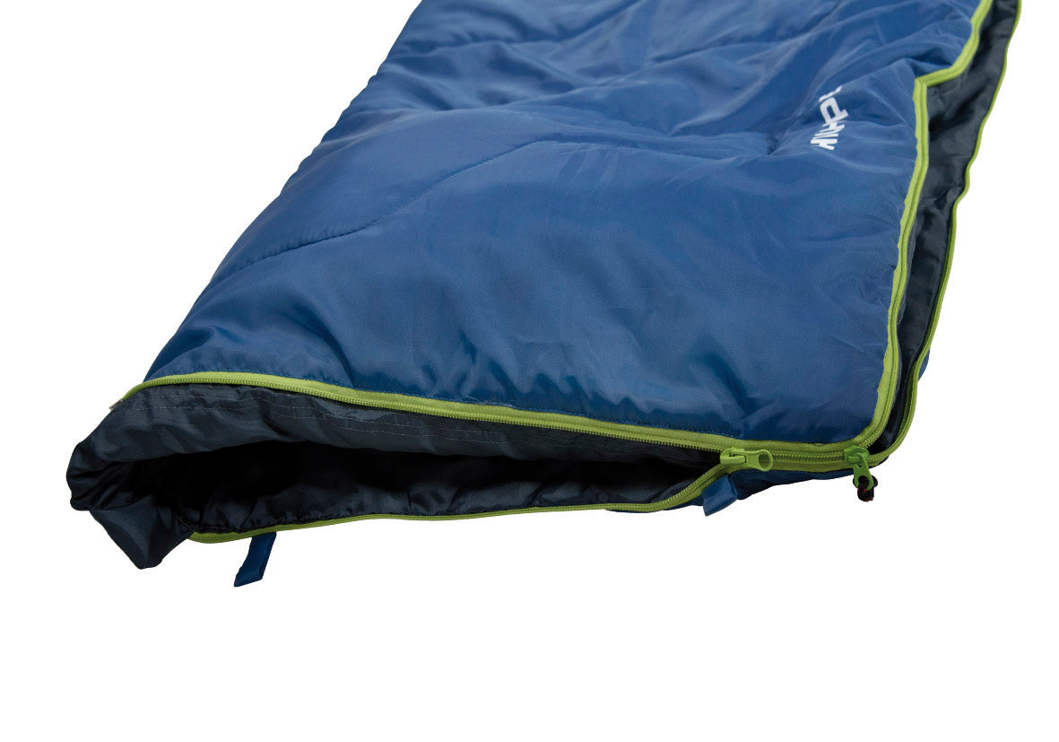 Sleeping bag High Peak Easy Travel/+12°C Blue/Dark Blue Left (20090)