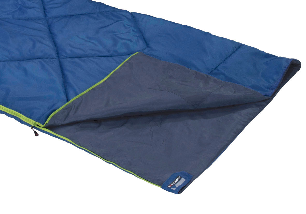 Sleeping bag High Peak Patrol/+16°C Blue/Dark Blue Left (20037)