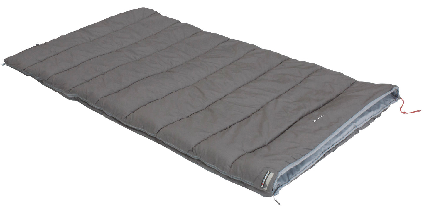 Спальний мішок High Peak Tay 8/+8°C Grey/Light Grey Left (21229)