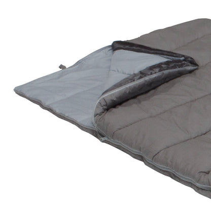 Sleeping bag High Peak Tay 8/+8°C Grey/Light Gray Left (21229)