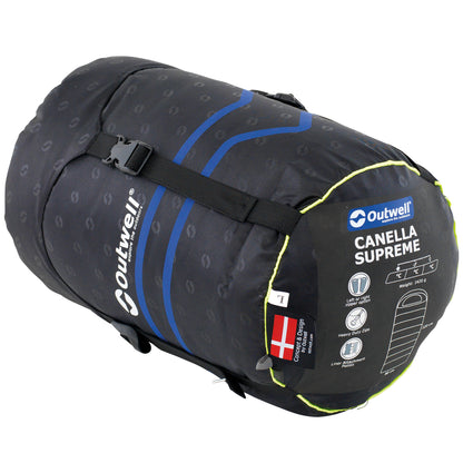 Sleeping bag Outwell Canella Supreme/-1°C Forest Green Left (230359)