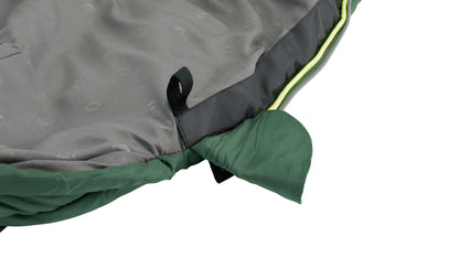 Sleeping bag Outwell Canella Supreme/-1°C Forest Green Left (230359)