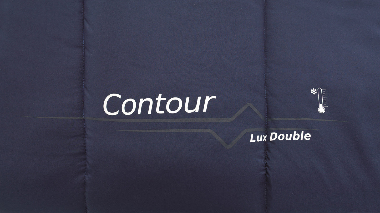 Sleeping bag Outwell Contour Lux Double Reversible/-5°C Imperial Blue (230297)