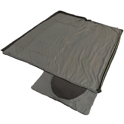 Sleeping bag Outwell Contour Reversible/+2°C Midnight Black Right (230382)
