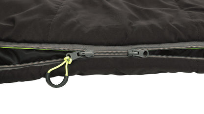 Sleeping bag Outwell Contour Reversible/+2°C Midnight Black Right (230382)