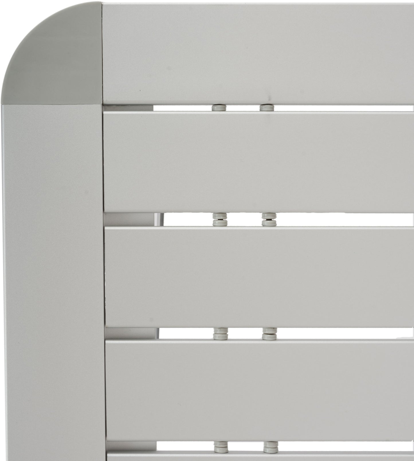 Highlander Aluminum Slat Folding Table Small Silver (FUR073)