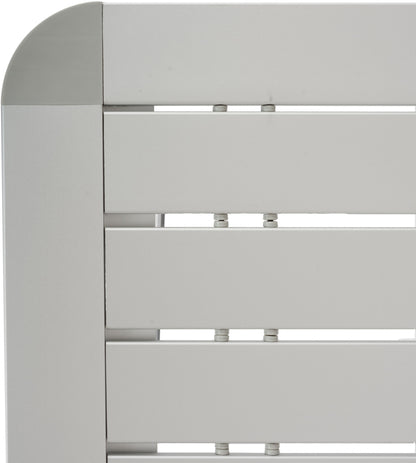 Highlander Aluminum Slat Folding Table Small Silver (FUR073)