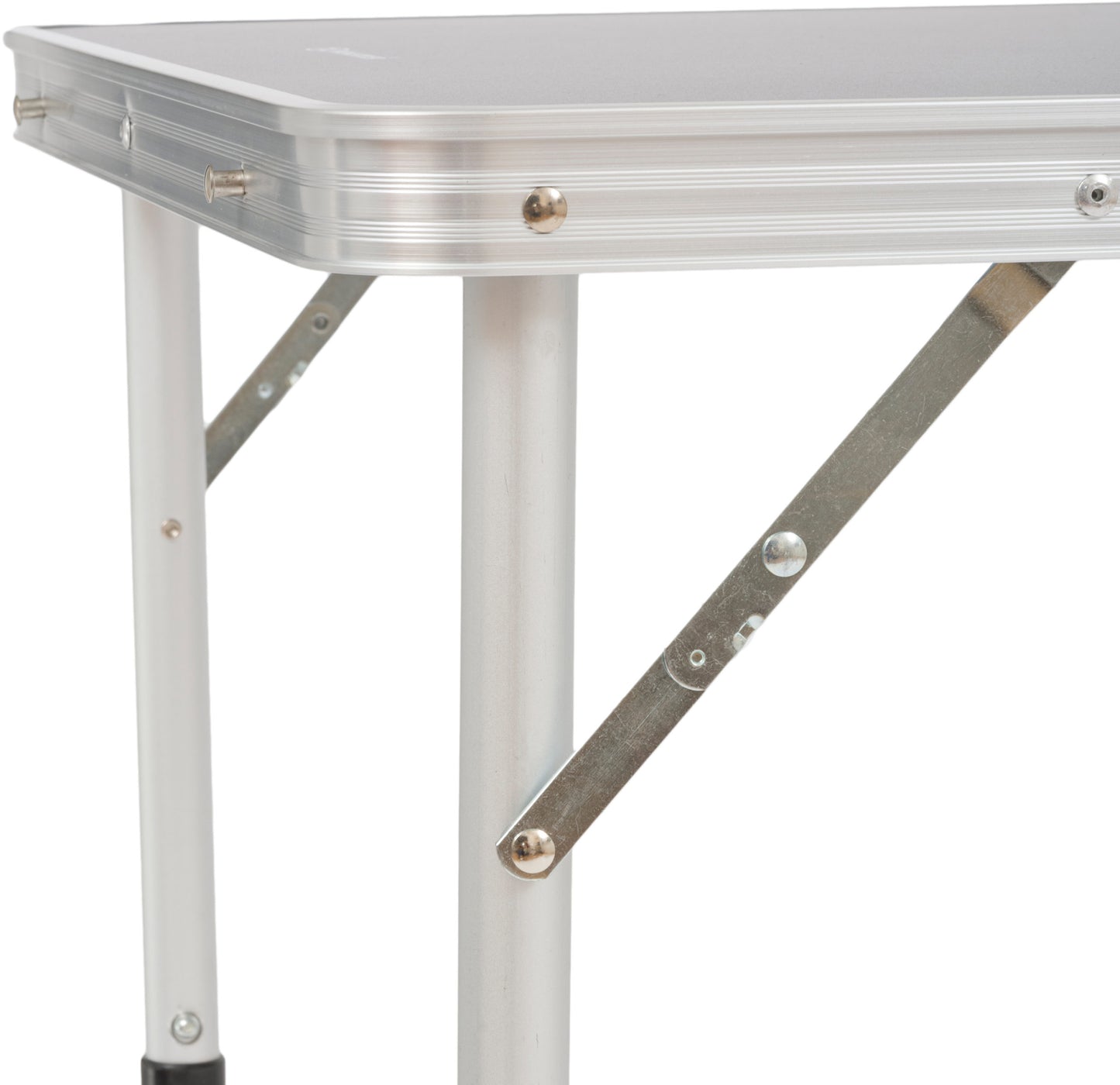 Highlander Compact Folding Table Double Gray (FUR077-GY)