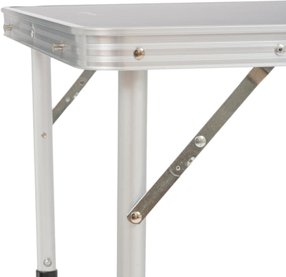 Highlander Compact Folding Table Double Gray (FUR077-GY)