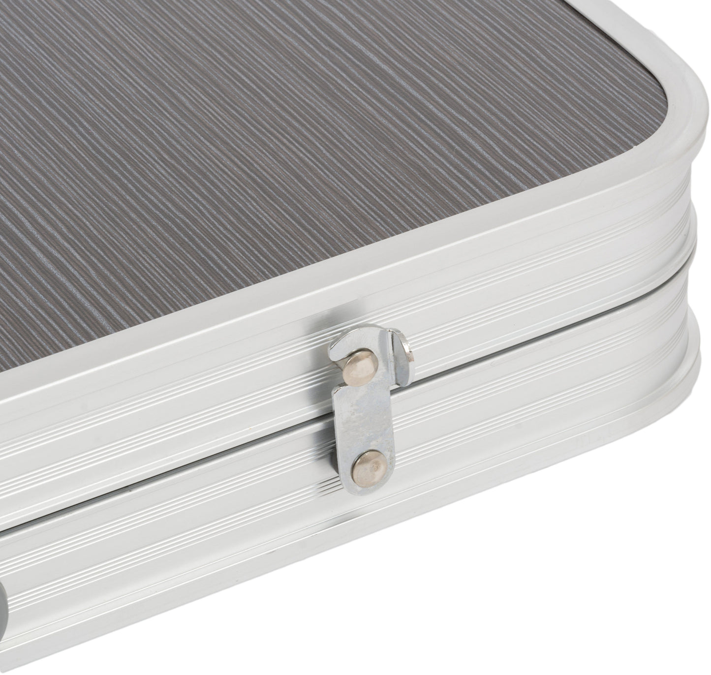 Highlander Compact Folding Table Double Gray (FUR077-GY)