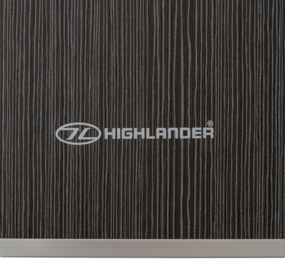 Highlander Compact Folding Table Double Gray (FUR077-GY)