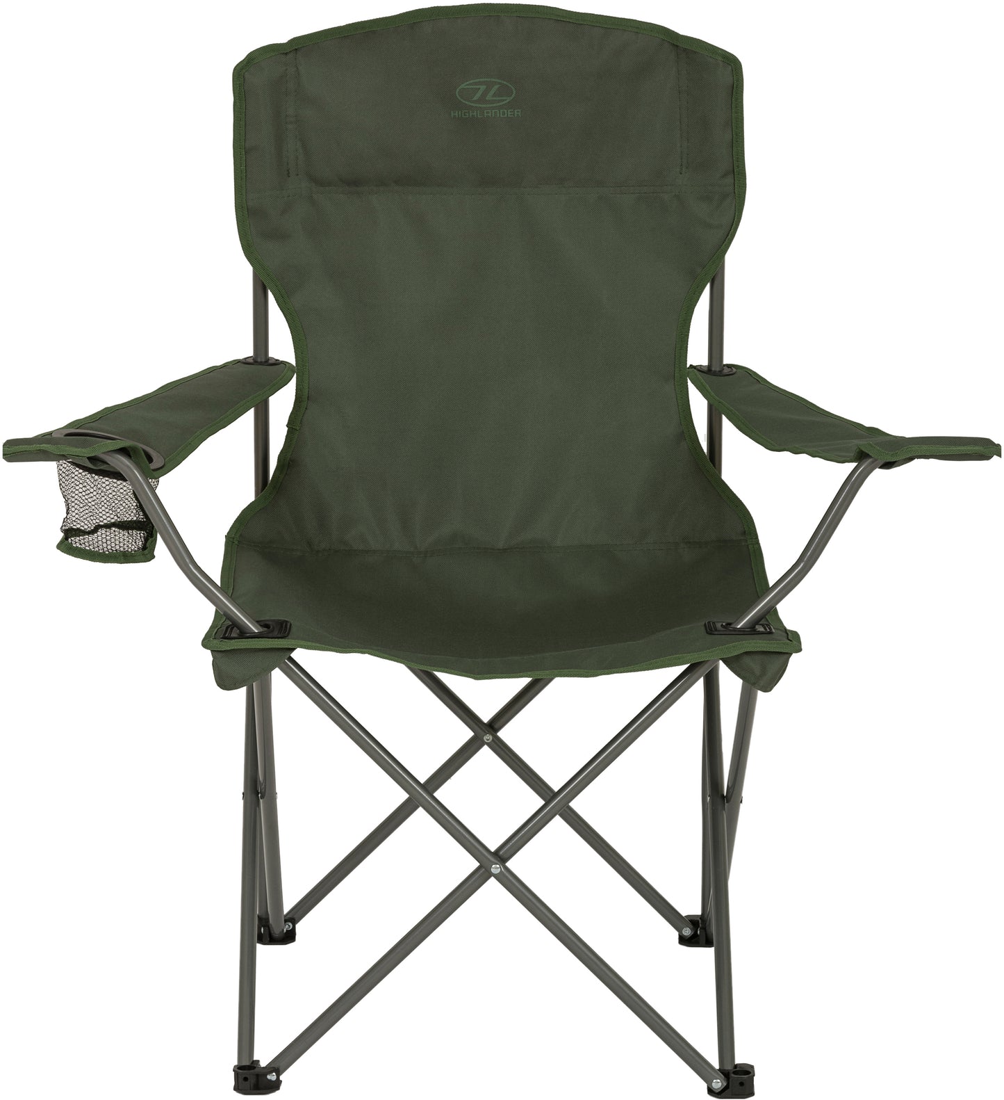 Highlander Edinburgh Camping Chair Olive (FUR002-OG)