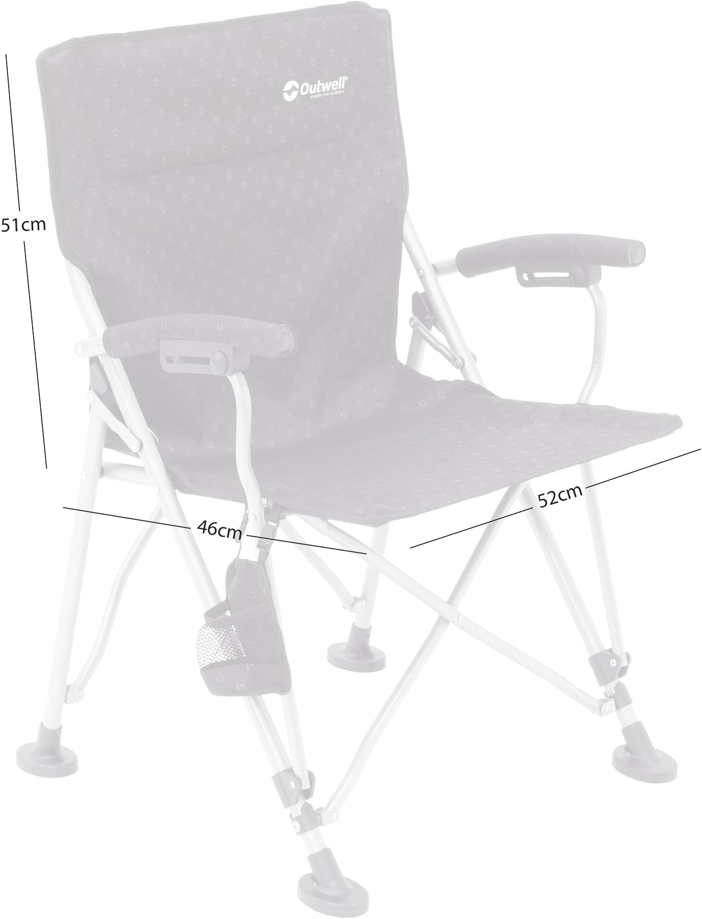 Folding frame Outwell Campo Black (470233)