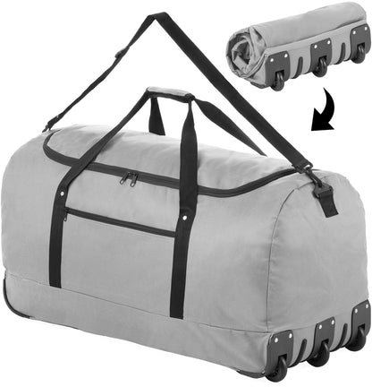 Travel bag on wheels TravelZ Wheelbag 100 Liter Gray (603092)