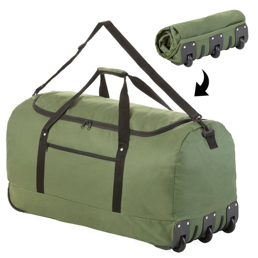 Travel bag on wheels TravelZ Wheelbag 100 Liter Green (603095)