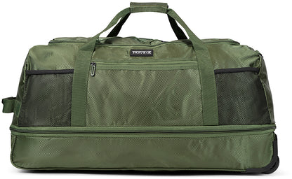 Сумка дорожня на колесах TravelZ Wheelbag Doubleloader foldable green 80(95)L  (603097)