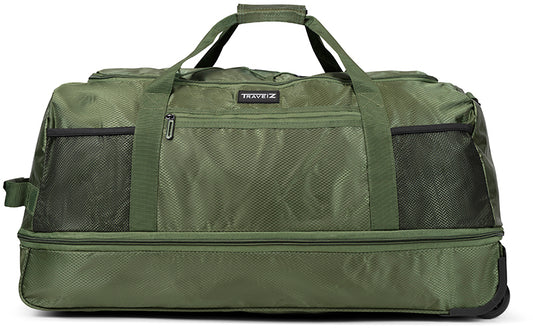 Сумка дорожня на колесах TravelZ Wheelbag Doubleloader foldable green 80(95)L  (603097)