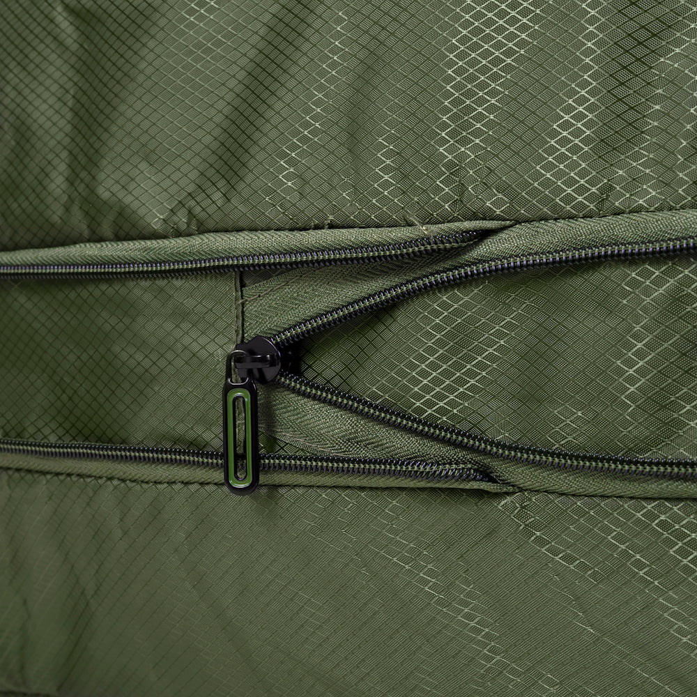 Travel bag on wheels TravelZ Wheelbag Doubleloader foldable green 80(95)L (603097)