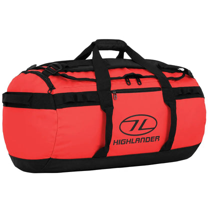 Waterproof travel bag Highlander Storm Kitbag 65L Red (DB123-RD)