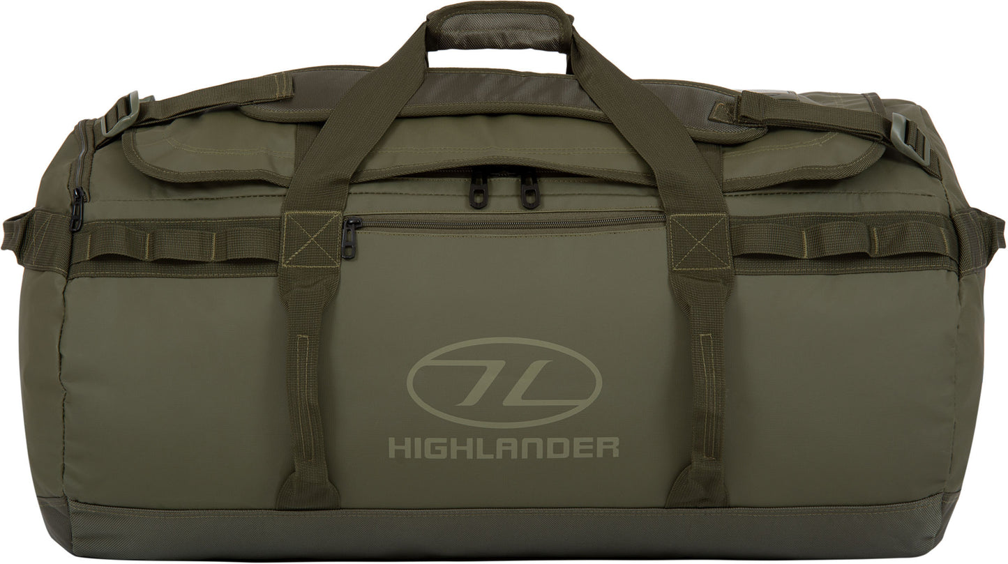 Waterproof travel bag Highlander Storm 90L Olive (DB124-OG)