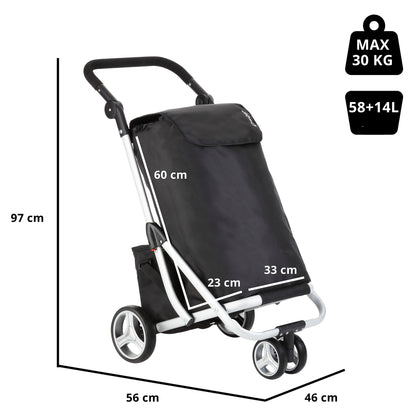 ShoppingCruiser 3 Wheels Black (604349)