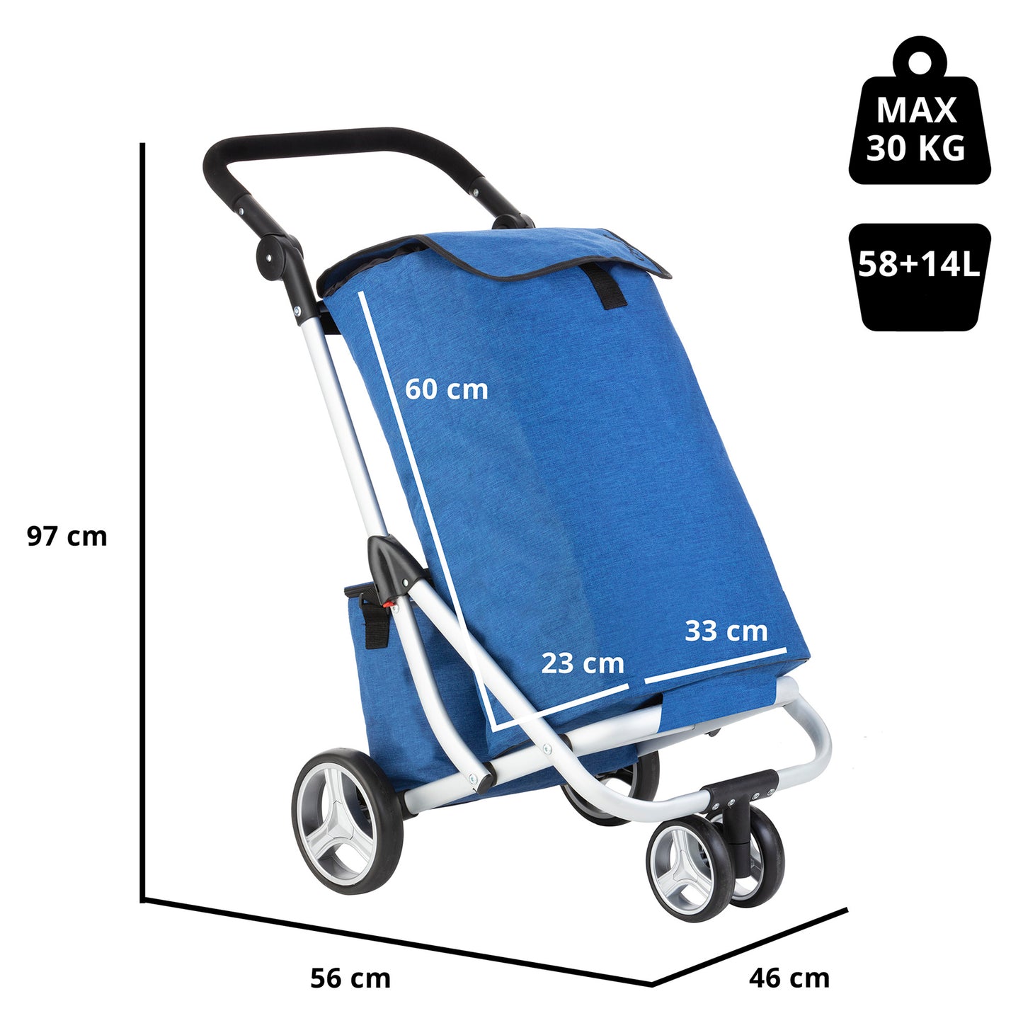 ShoppingCruiser 3 Wheels Blue (650062)
