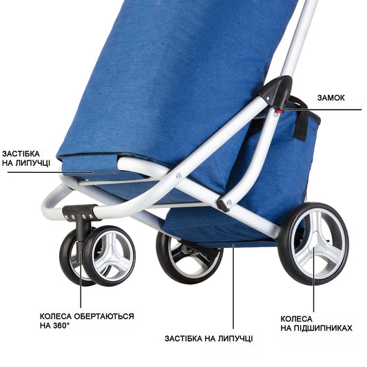 ShoppingCruiser 3 Wheels Blue (650062)