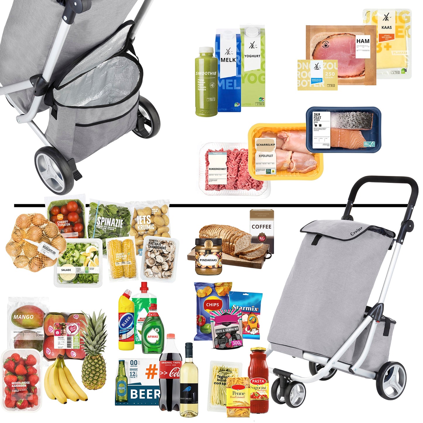 ShoppingCruiser 3 Wheels 72 Gray (604362)