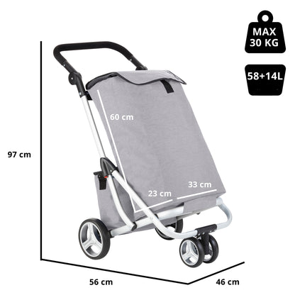 ShoppingCruiser 3 Wheels 72 Gray (604362)