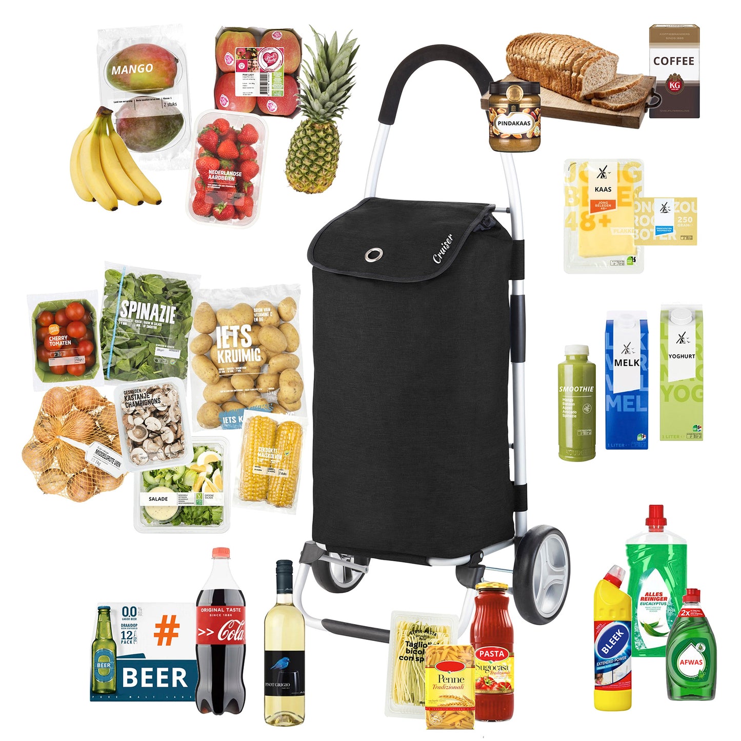 ShoppingCruiser Foldable Black (604320)