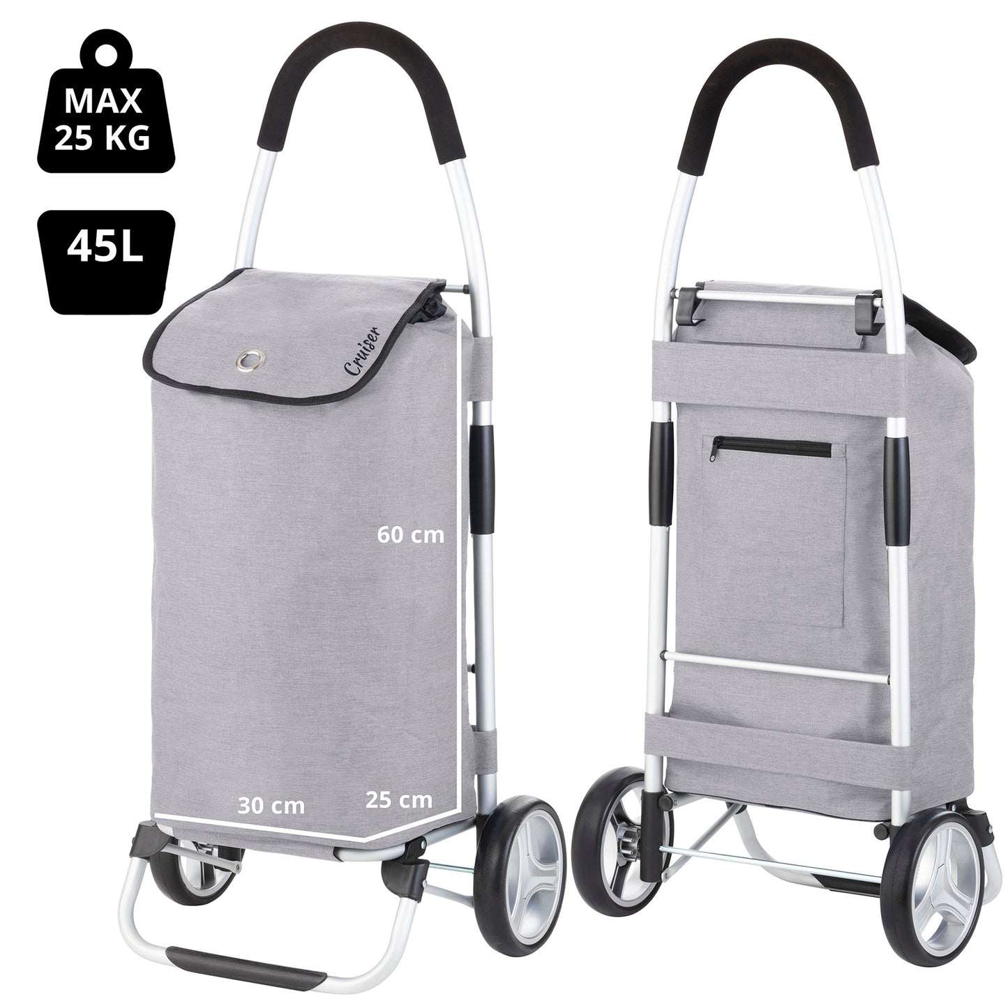 ShoppingCruiser Foldable 45 Gray (604360)