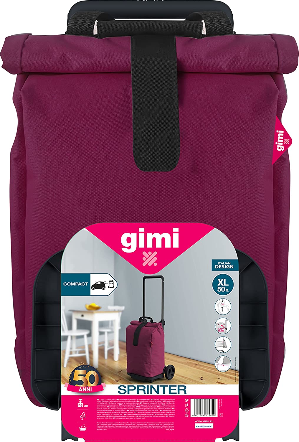 Carry bag Gimi Sprinter Violet (168406) 