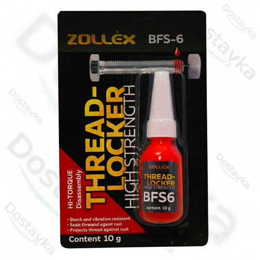 Фиксатор резьбы красный Zollex 10 грамм